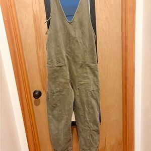 We The Free Olive Jumpsuit